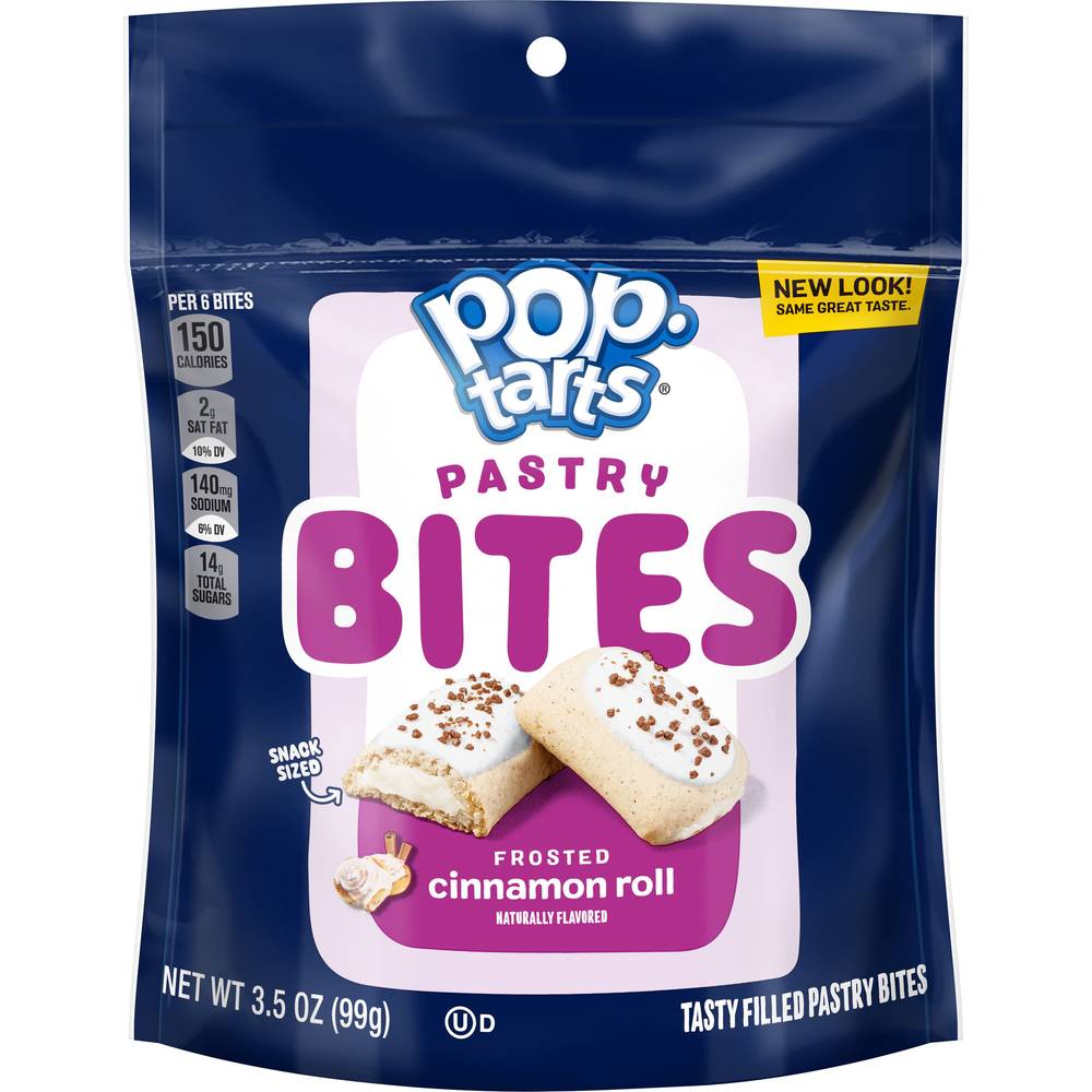 Pop-Tarts Bites Baked Pastry Bites Frosted Roll ( cinnamon)