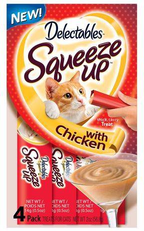 Delectables Squeeze Up Chicken Cat Treats (56.8 g)