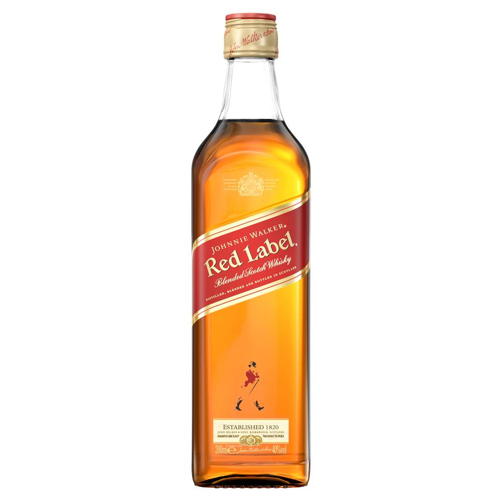 Johnnie Walker Red Label Blended Scotch Whisky Delivery Near Me Order