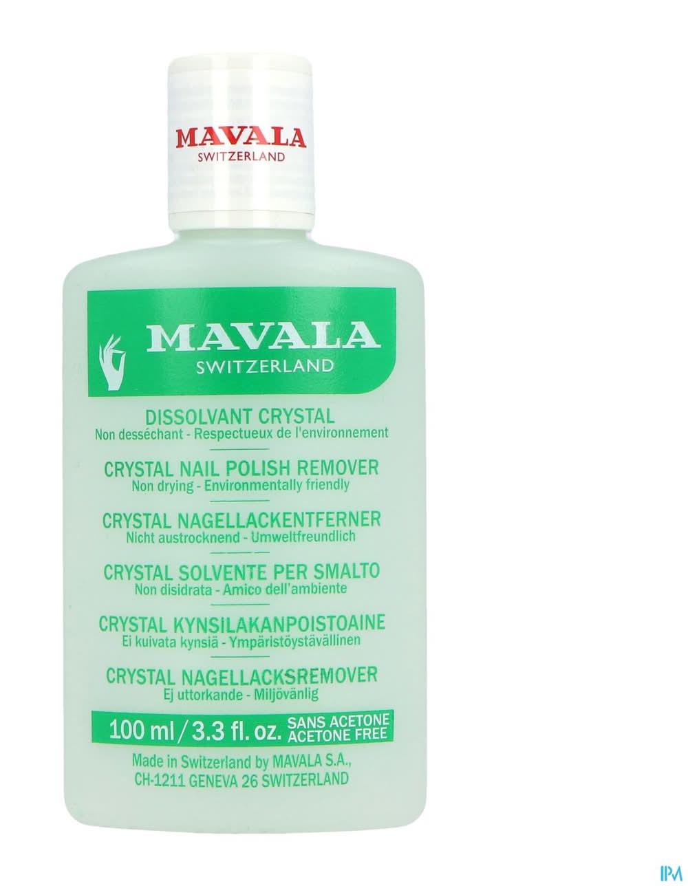 Mavala Dissolvant Crystal Flacon Plastique 100ml