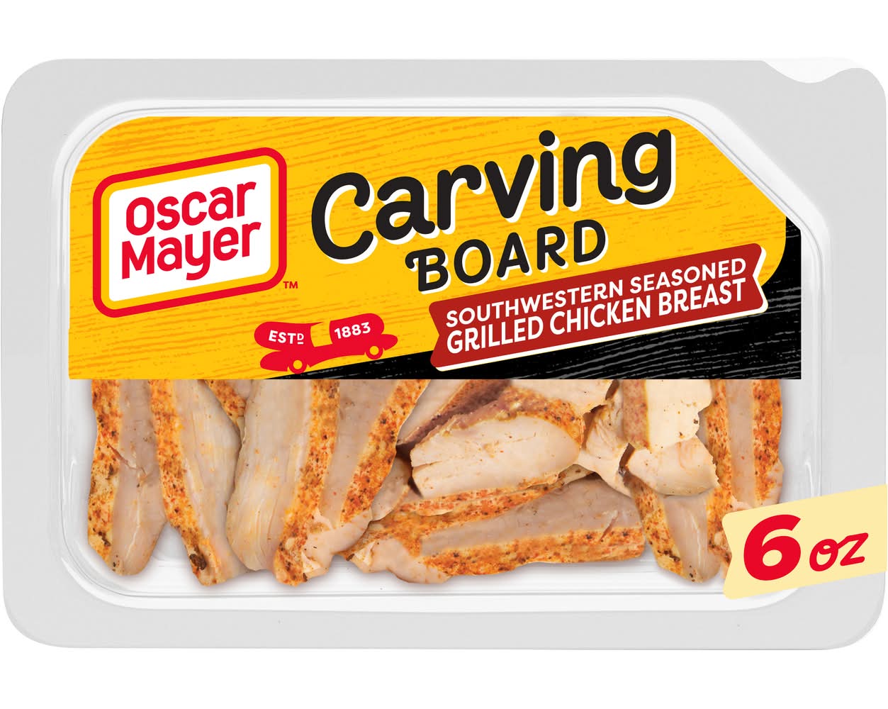Oscar Mayer Carving Board Southwestern Seasoned Grilled Chicken Breast Strips (6 oz)