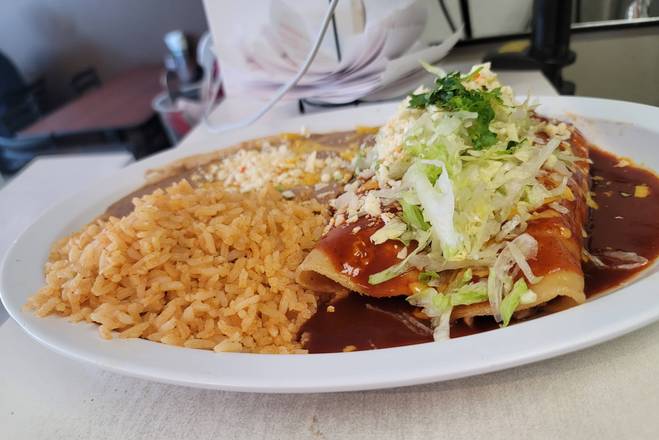 Two Mixed Enchiladas