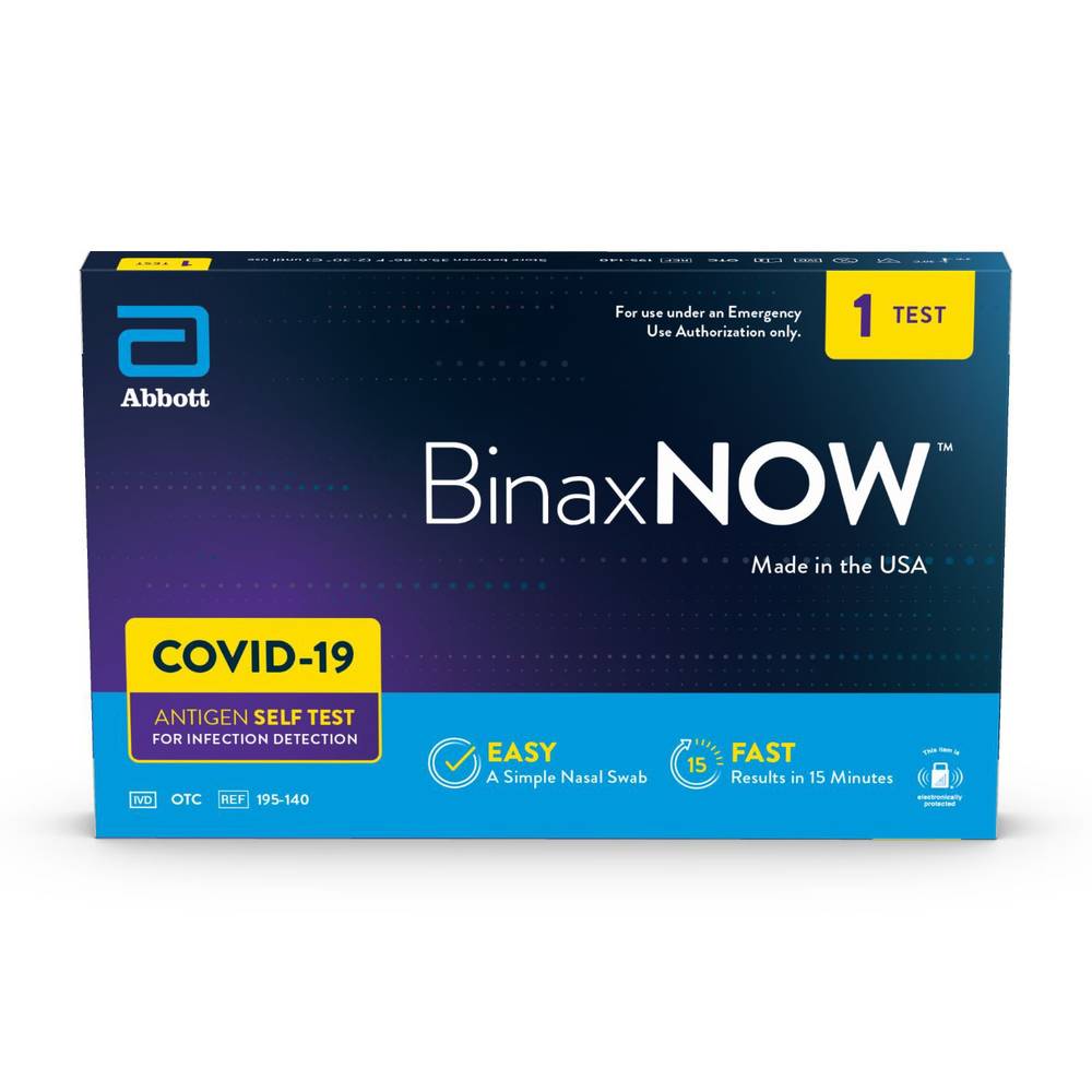 Abbott Binaxnow Covid-19 Antigen Self Test