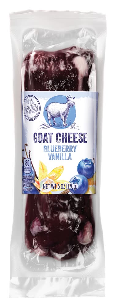 Emporium Selection Flavored Goat Cheese Log, Blueberry Vanilla (6 oz)
