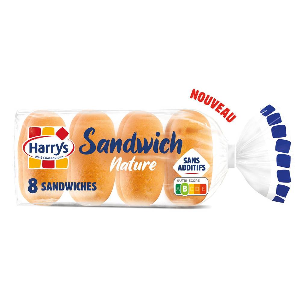 Harrys - Pain sandwich nature sans additifs (8)