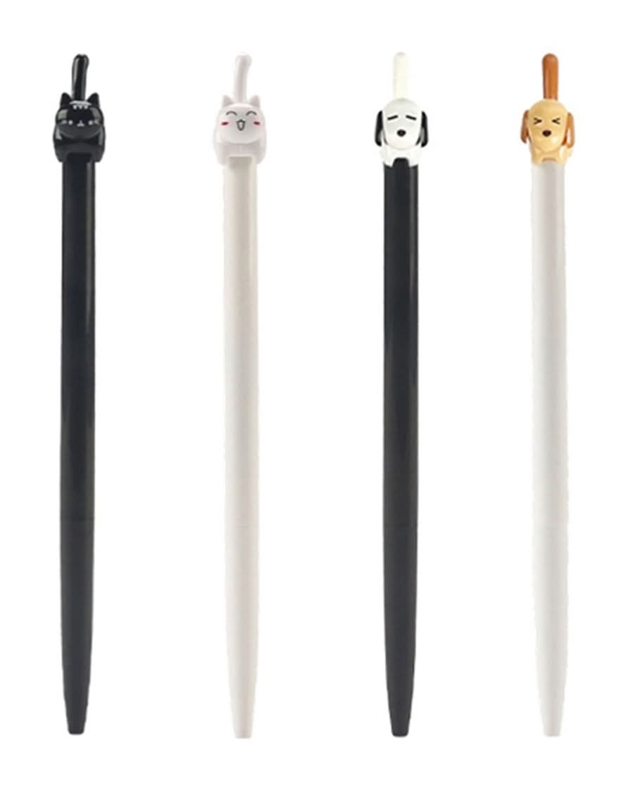 Tail Click Gel Pens (4 ct)