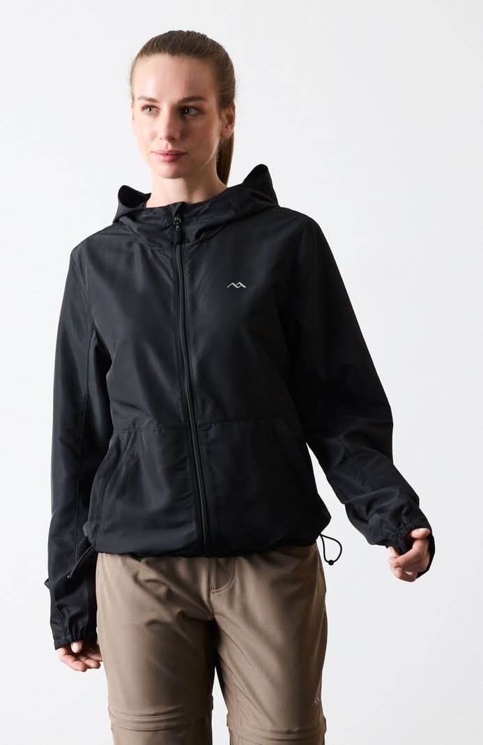 Alpes Chaqueta Cortaviendo Liviano negro l