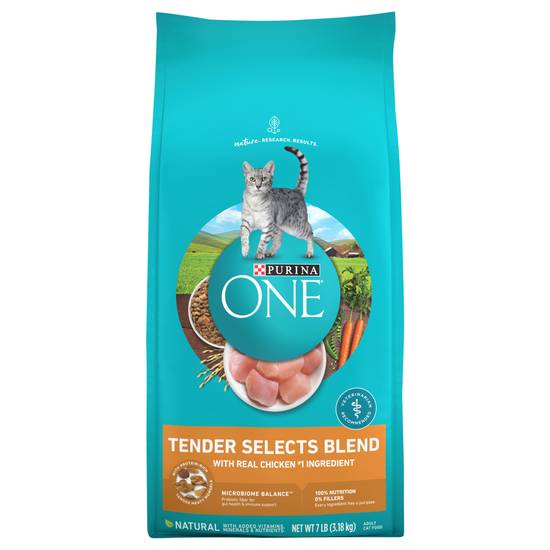 Purina One Tender Selects Blend With Real Chicken Adult Cat Food