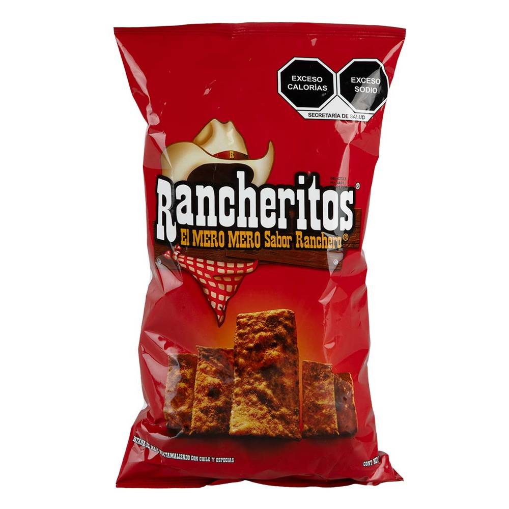 Rancheritos · Botana de maíz, chile-especias (145 g)