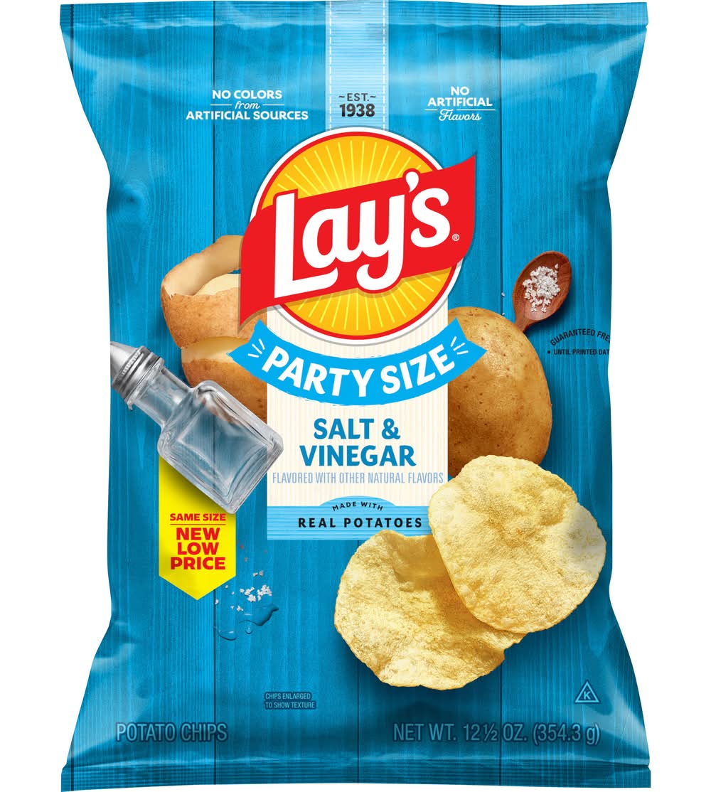 Lay's Potato Chips, Salt & Vinegar (12.5 oz)