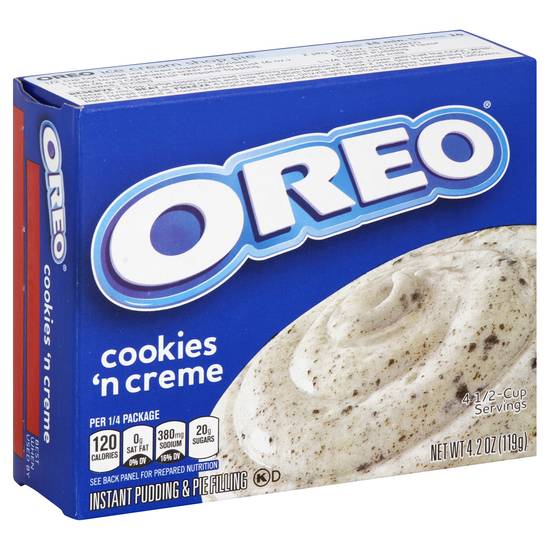 Oreo Cookies 'N Creme Pudding & Pie Filling Mix (4.2 oz)