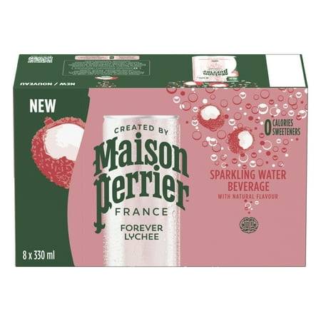Maison Perrier Sparkling Water Beverage (8 pack, 0.33 L) (lychee)