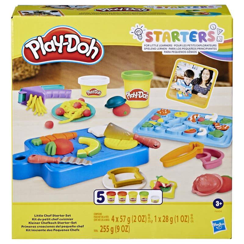 Play-doh primeras creaciones del pequeño chef