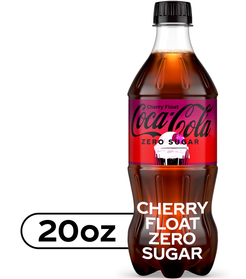 Coca-Cola Zero Sugar Soda, Cherry Float (20 oz)