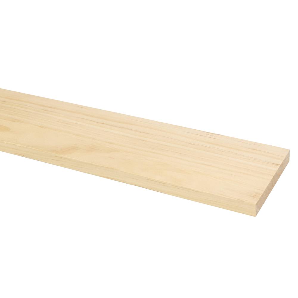 RELIABILT 1/2-in x 4-in x 3-ft Clear S4S Radiata Pine Common Board | L51212413