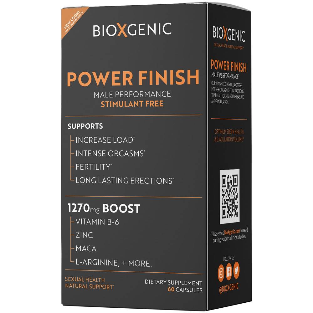 Bioxgenic Power Finish Male Performance Capsules (60 ct)