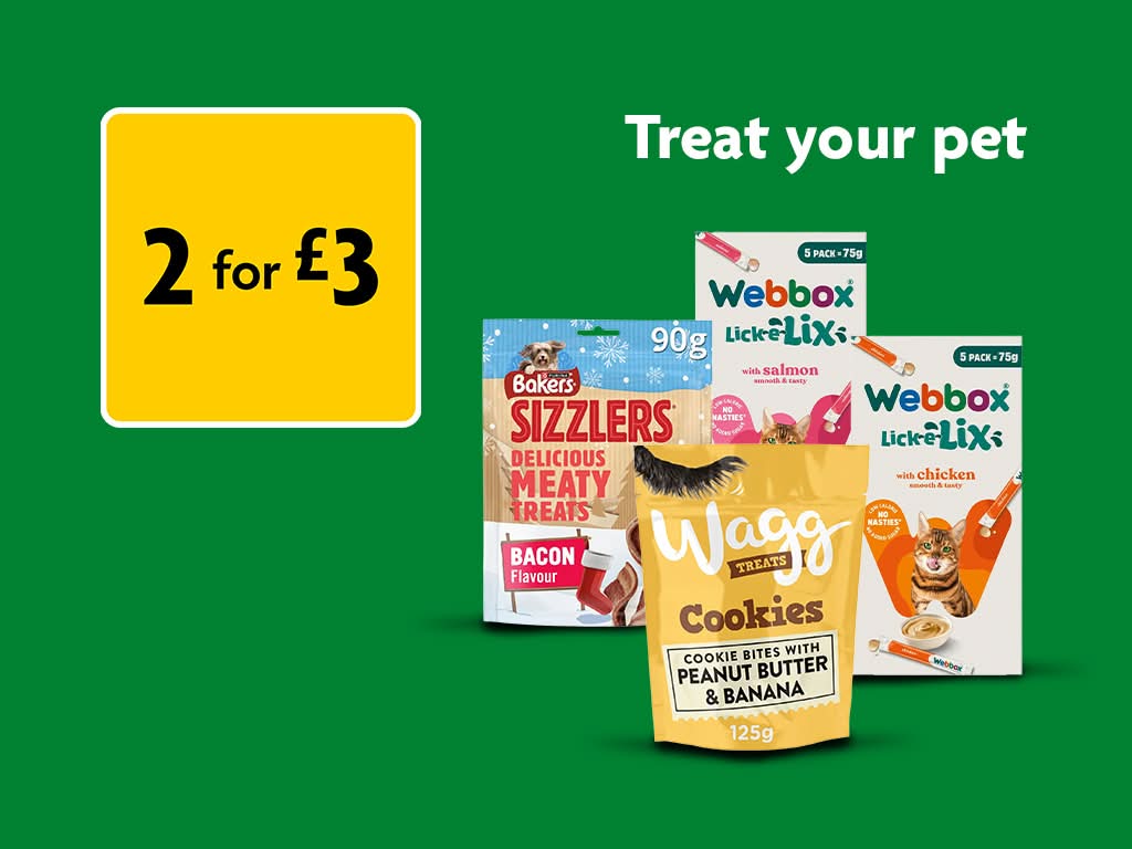 2 for £3 Pet Treats