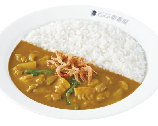 桜えびとあさりの春野菜カレー Sakura shrimp and Asari clam spring vegetable curry