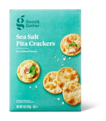 Good & Gather Pita Crackers, Sea Salt (5 oz)