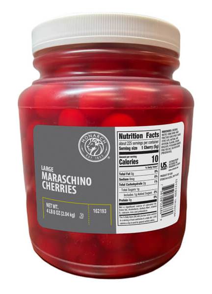 Monarch Large Maraschino Cherries With Stems (72 oz)