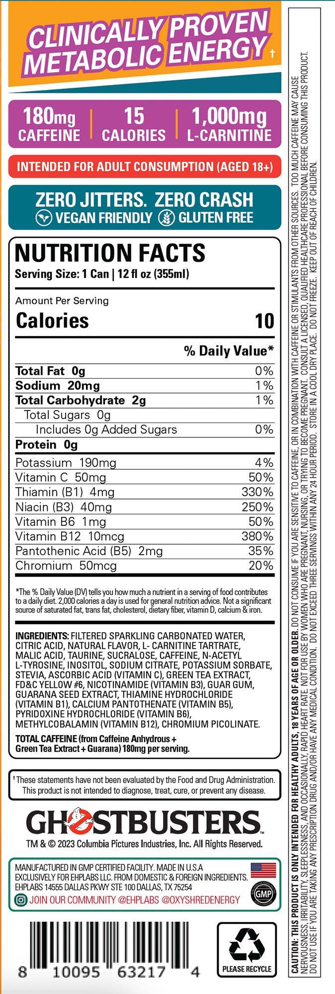 does oxyshred have l carnitine in it Amazon.com: EHP Labs OxyShred Hardcore Super Dosed Pre Workout Powder -  Preworkout Powder with L Glutamine & Acetyl L Carnitine, Energy Boost Drink  - 275mg of Caffeine main image 0