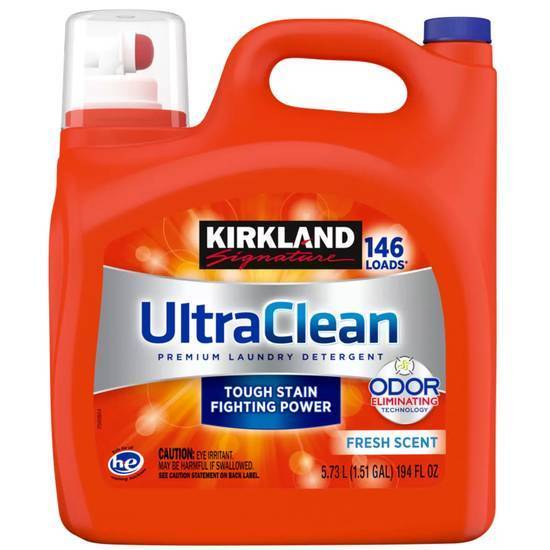 KIRKLAND SIGNATURE ウルトラクリーン 液体洗濯洗剤 146回分/ 146 LOADS 5.73L