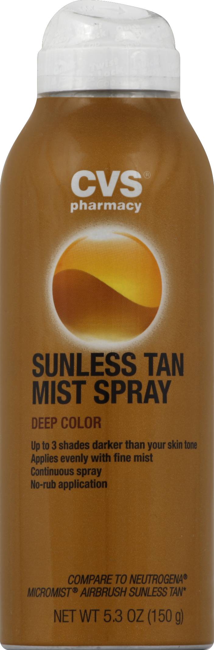 CVS Pharmacy Sunless Tan Mist Spray, Deep (5.3 oz)