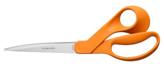 Fiskars Premier Dressmaker Shears Longer Blades Scissors, 9 in, Orange