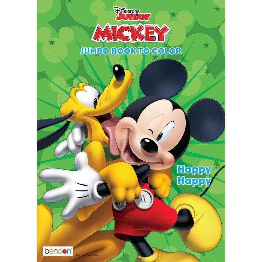 Mickey Mouse Jumbo Coloring Activity Book