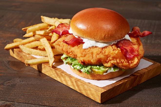 Bacon Ranch Crispy Chicken Sandwich