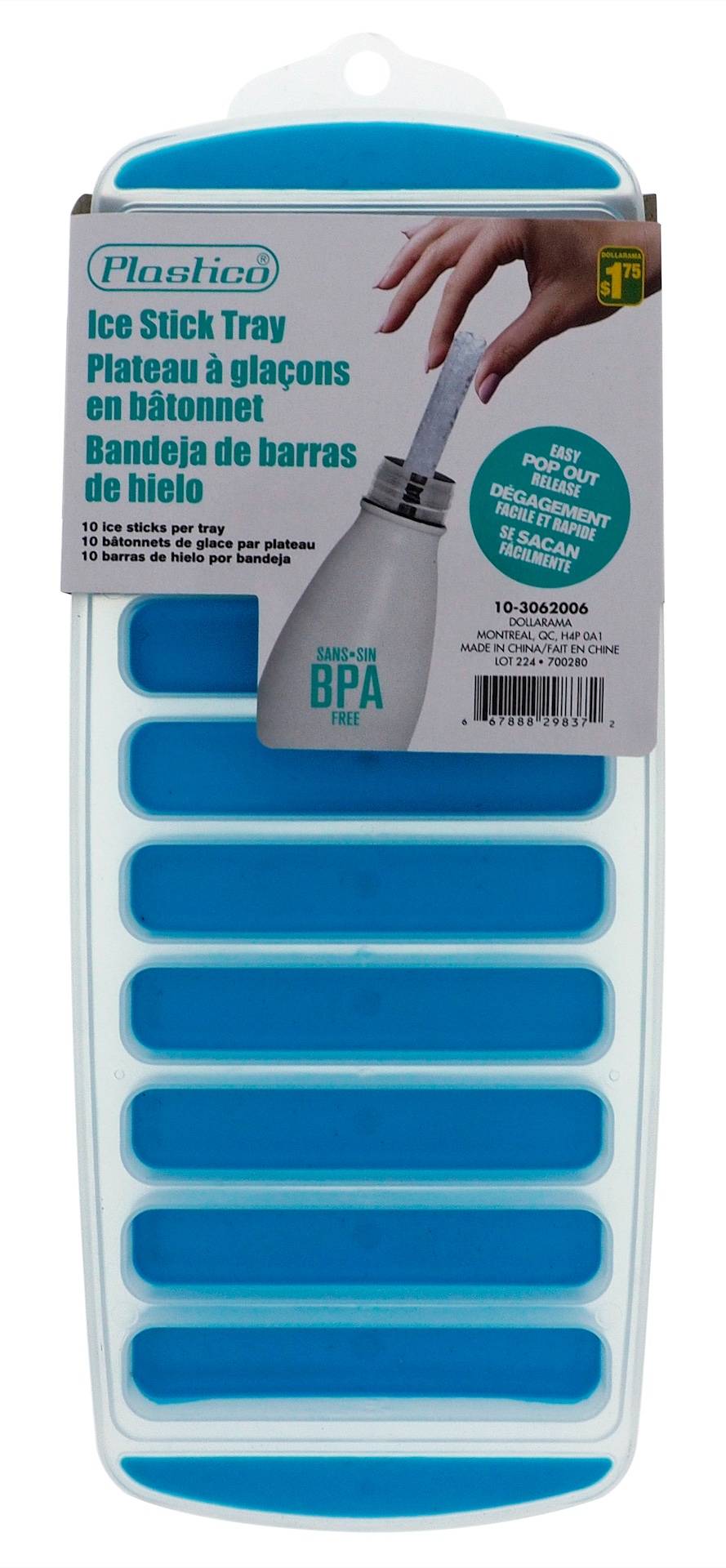 Plastico Easy Release Ice Stick Tray Kit