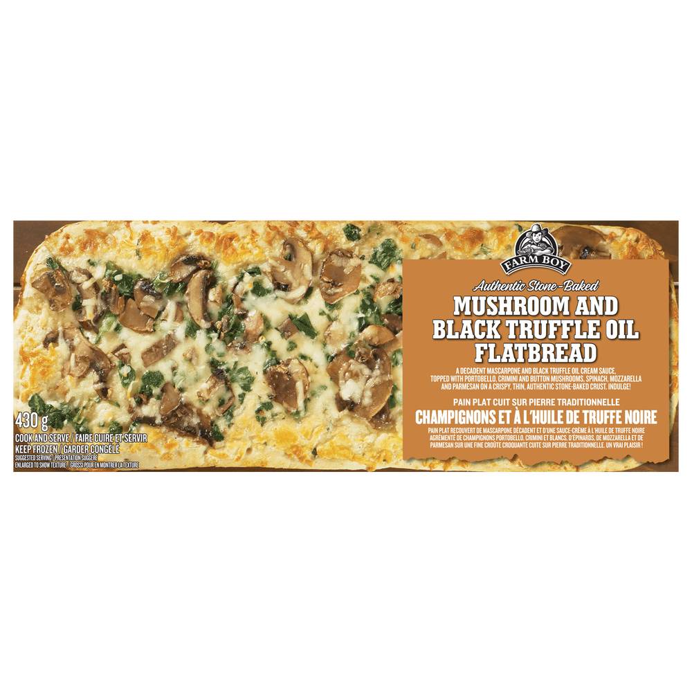 Farm Boy™ Mushroom Black Truffle Frozen Flatbread (430 g)