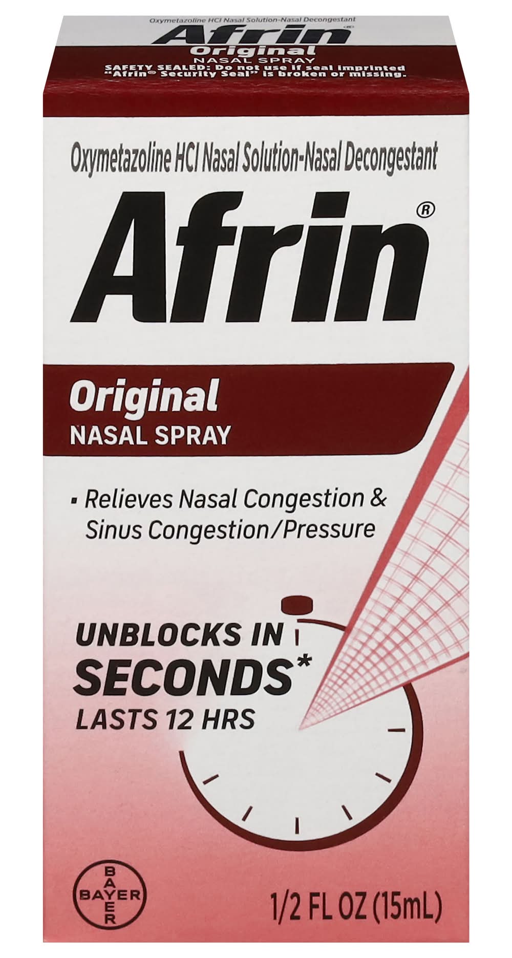 Afrin Original Nasal Decongestant Spray (0.5 fl oz)