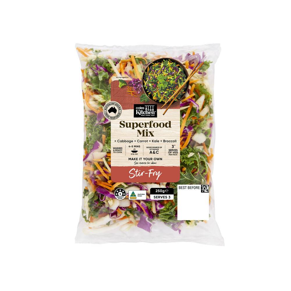 Coles Kitchen Stir Fry Superfood 250g