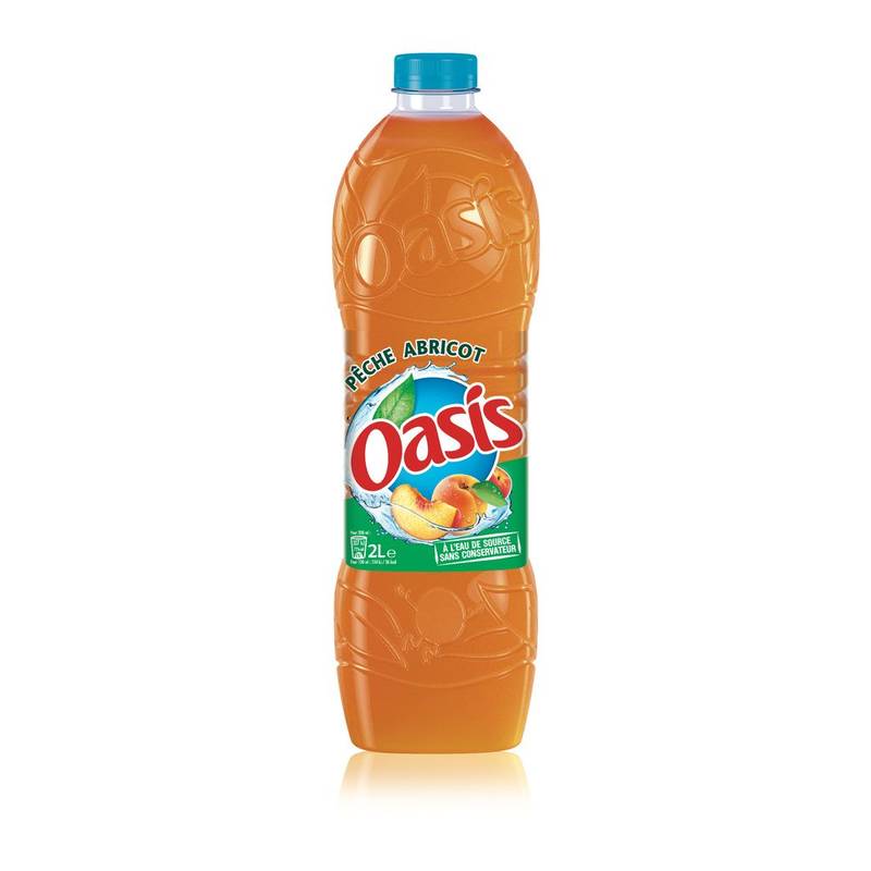 Oasis - Boisson aux fruits pêche abricot ( 2 L)