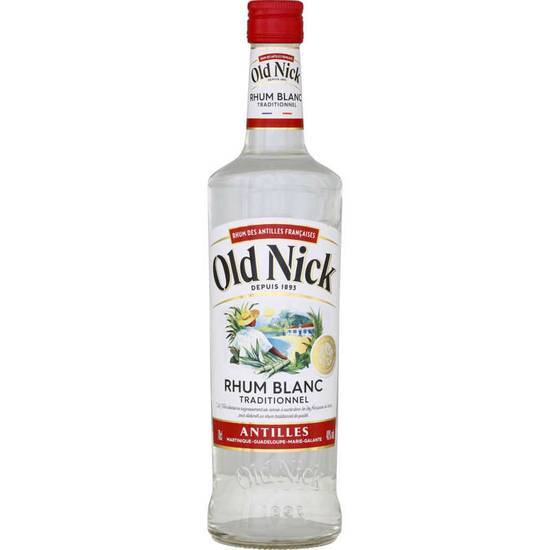 Old Nick Rhum blanc - Alc. 40% vol 70 cl