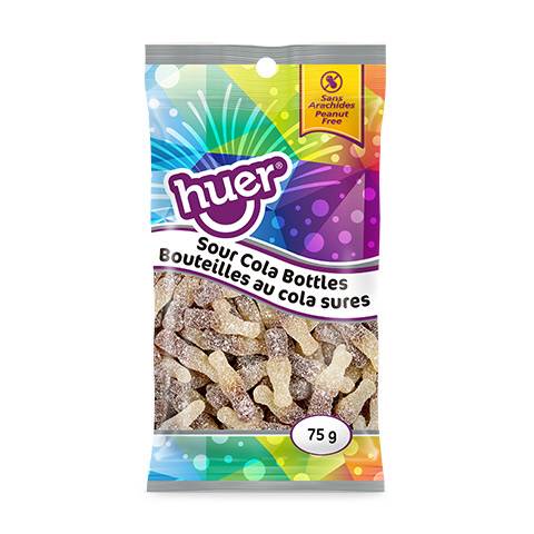 Huer Sour Cola Bottles 75g