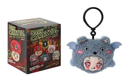 Dark Carnival Vinyl Face Collectible Surprise Plush Clip-On (Styles May Vary) Carnival S2