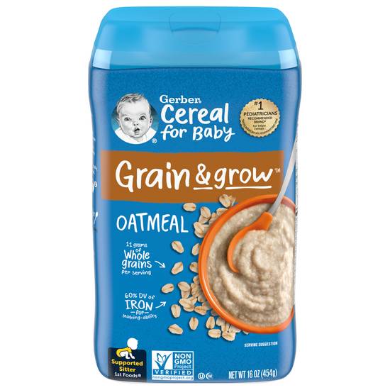Gerber Grain and Grow Oatmeal Shrink