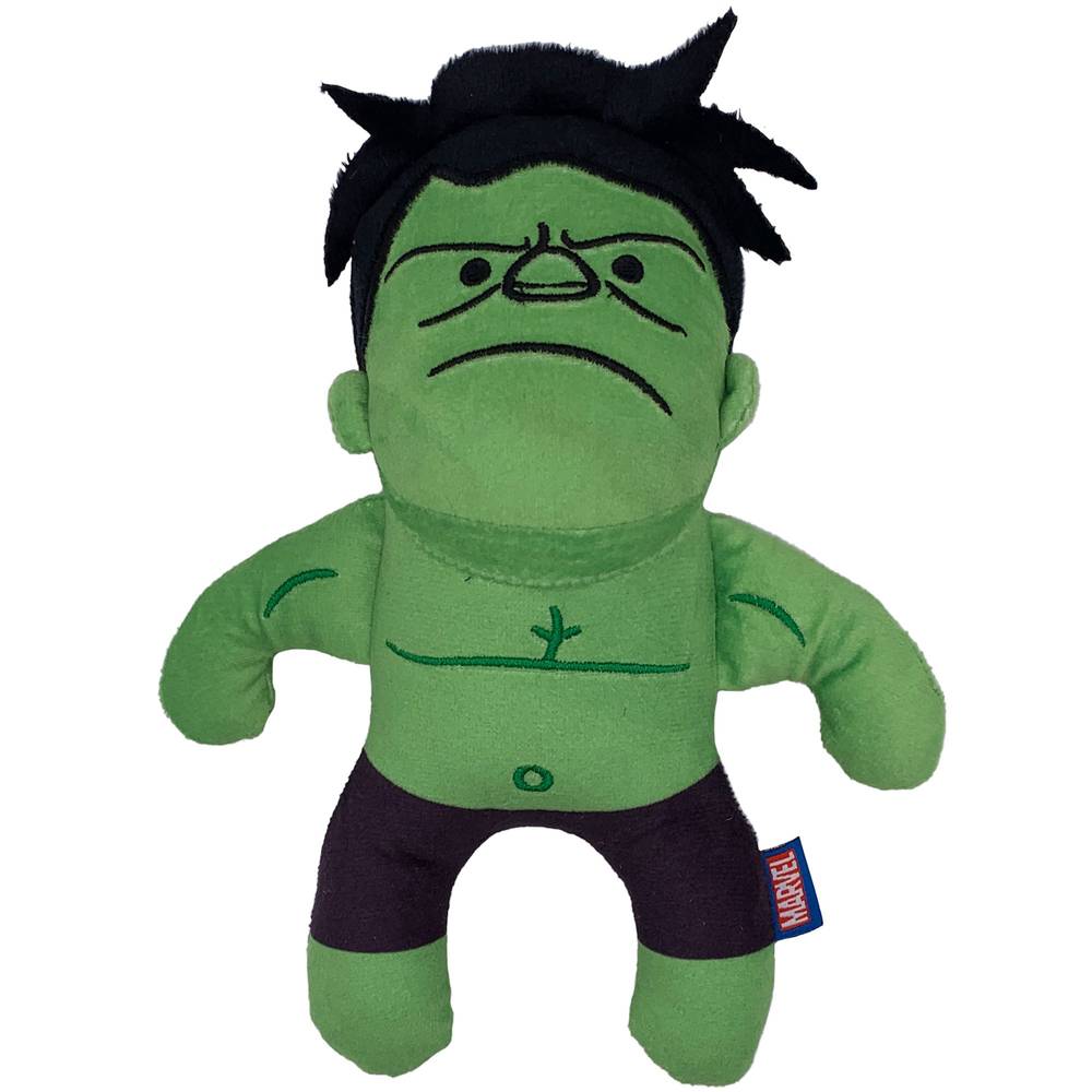 Marvel Hulk Plush Squeaky Dog Toy (Color: Green)
