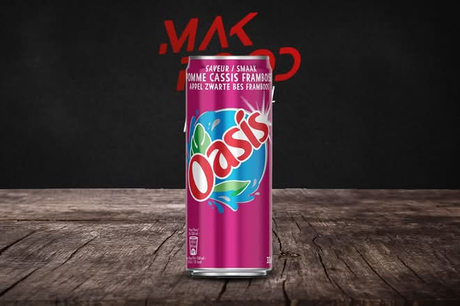 💚 OASIS POMME-CASSIS FRAMBOISE 33CL