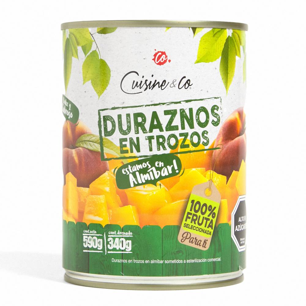 Cuisine & co duraznos trozos (590 g)