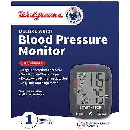 Walgreens Deluxe Wrist Blood Pressure Monitor