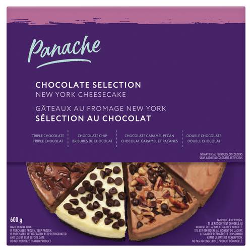 Panache Chocolate Selection New York Cheesecake (600 g)