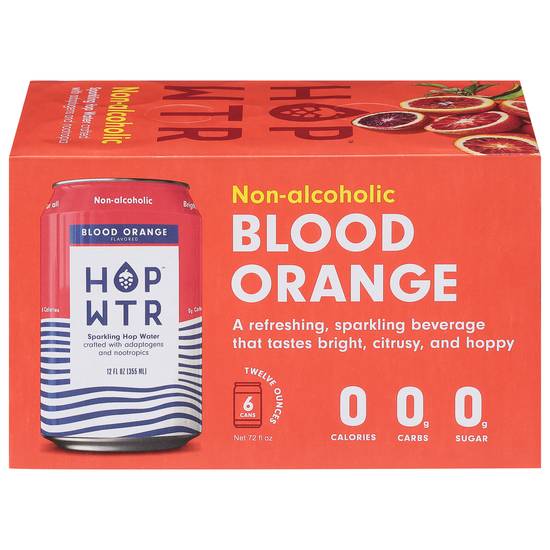 Hop Wtr Hop Water (12 fl oz) (blood orange)