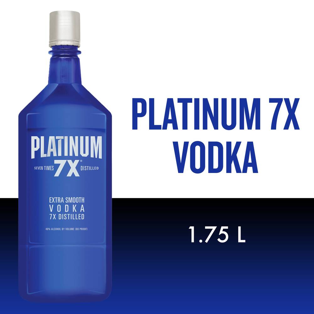 Platinum 7x Extra Smooth Distilled Vodka (59.1 fl oz)