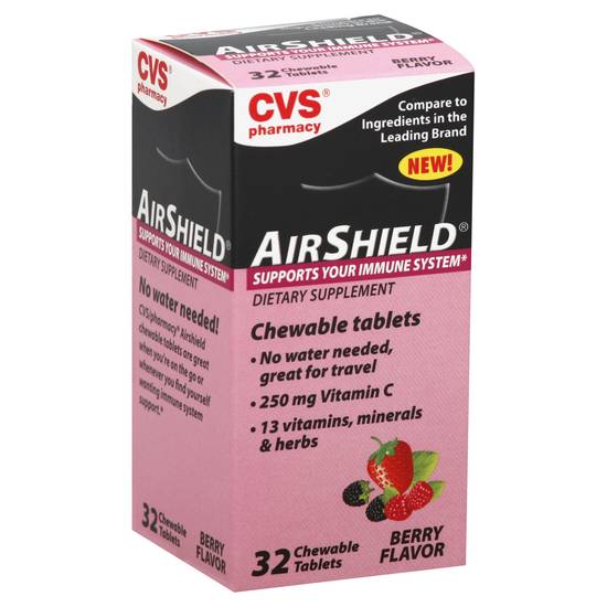 Cvs Airshield Chewable Tablets (berry)