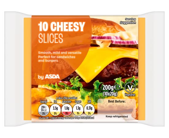 ASDA Cheesy Slices (10 pack)