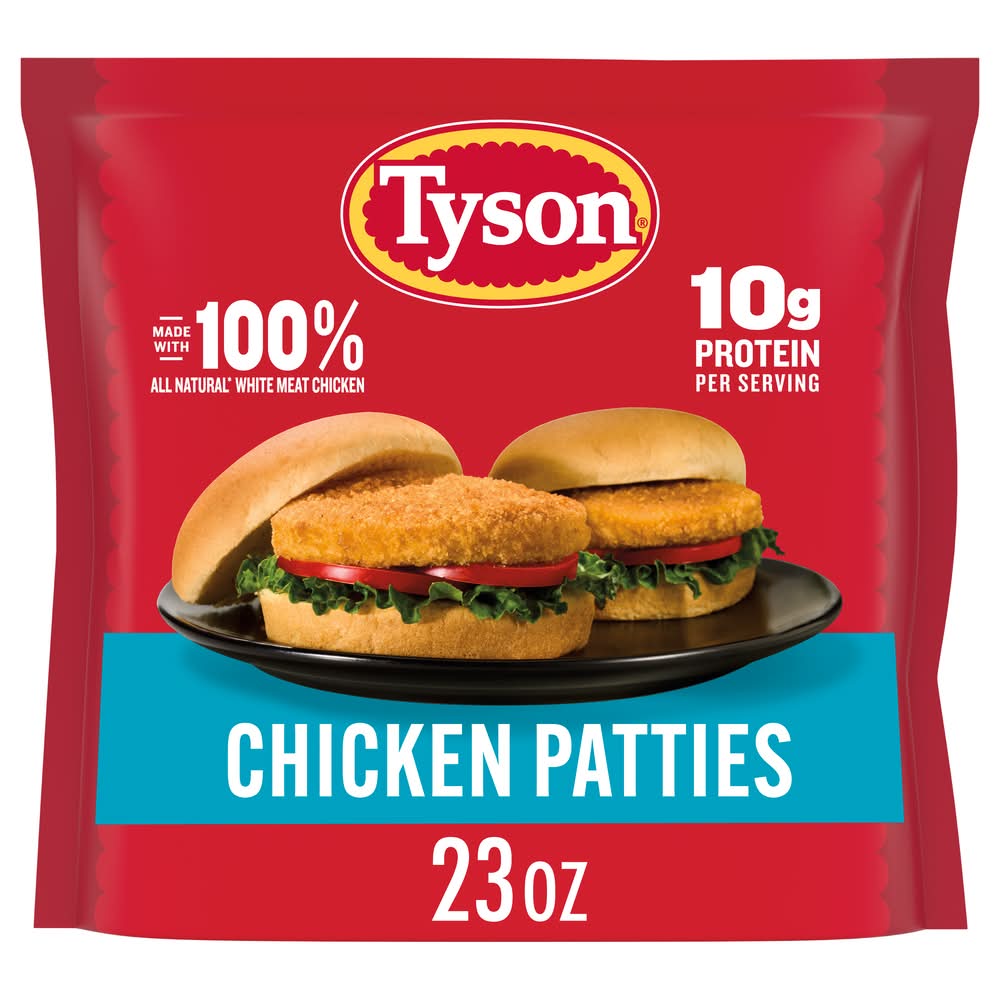 Tyson Fully Cooked Chicken Patties (23 oz)