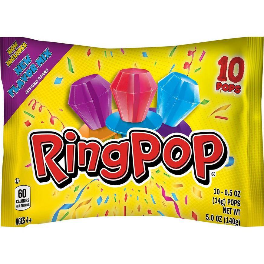 Ring Pop Candy (assorted) (10 ct)